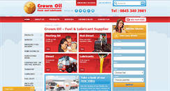 Desktop Screenshot of crownoil.co.uk